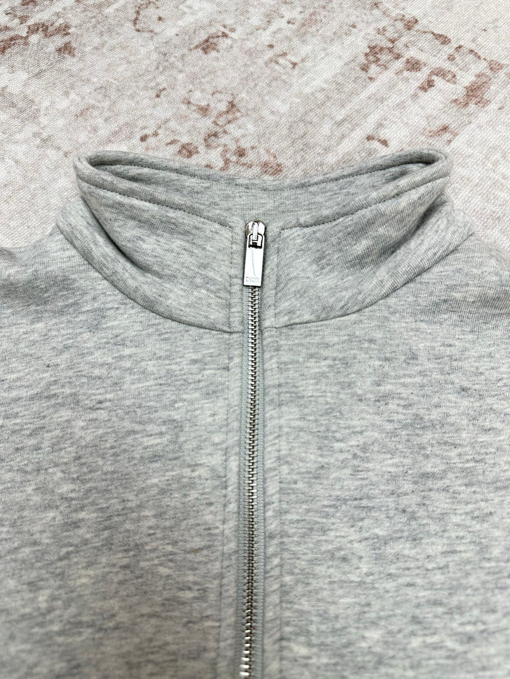 Dior Half-Zip Embroidered Sweater