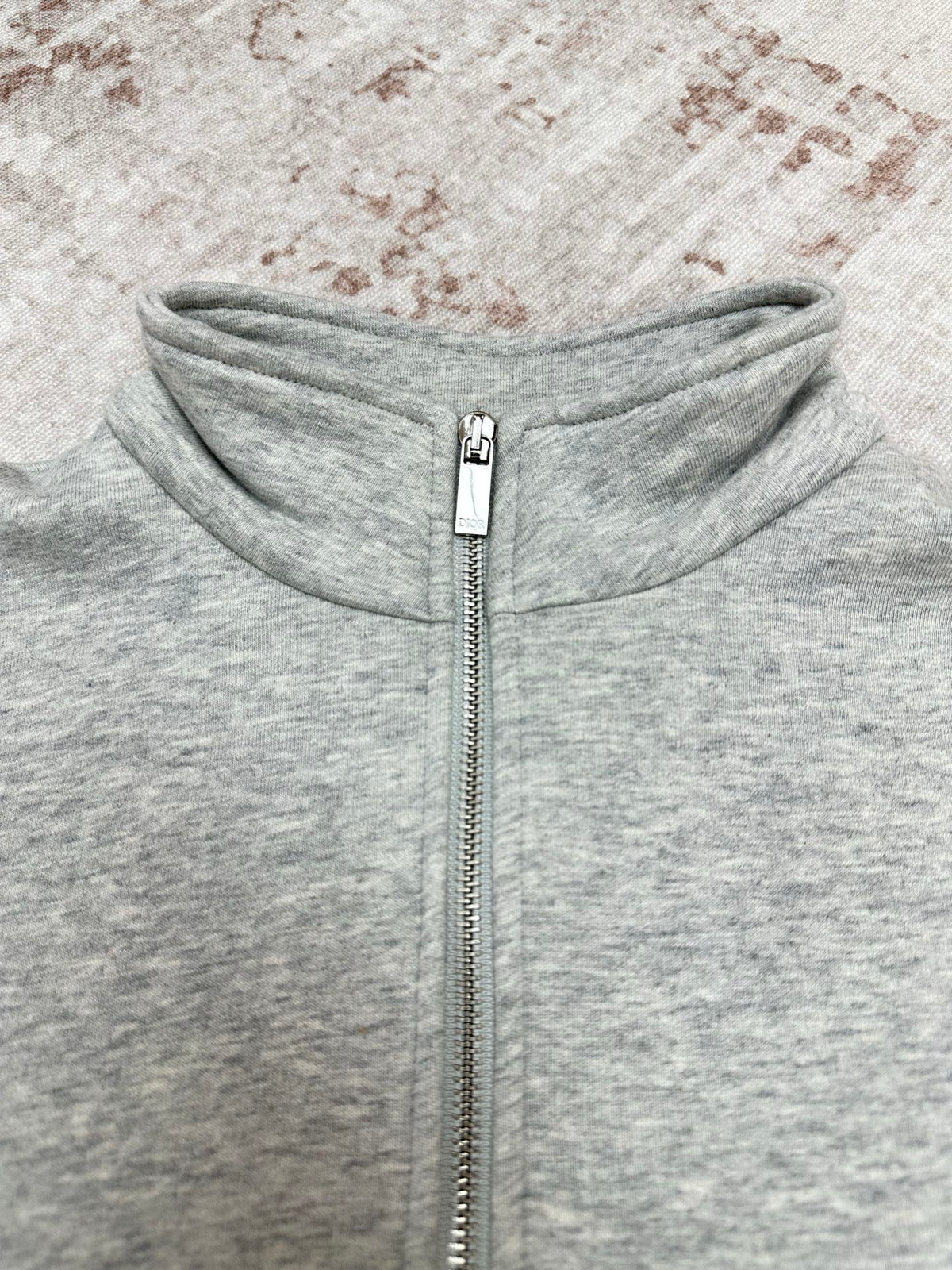 Dior Half-Zip Embroidered Sweater