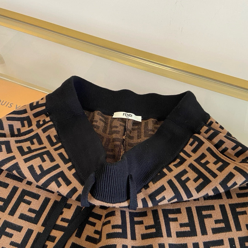 Fendi Monogram Knitted Casual Shorts