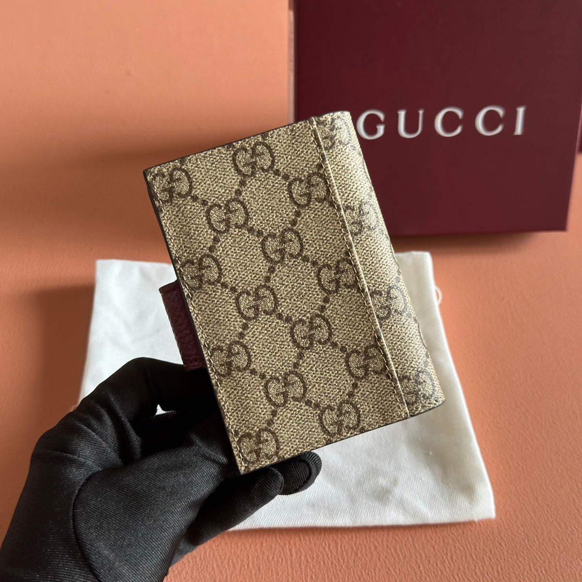Gucci 2 Tone Card Holder