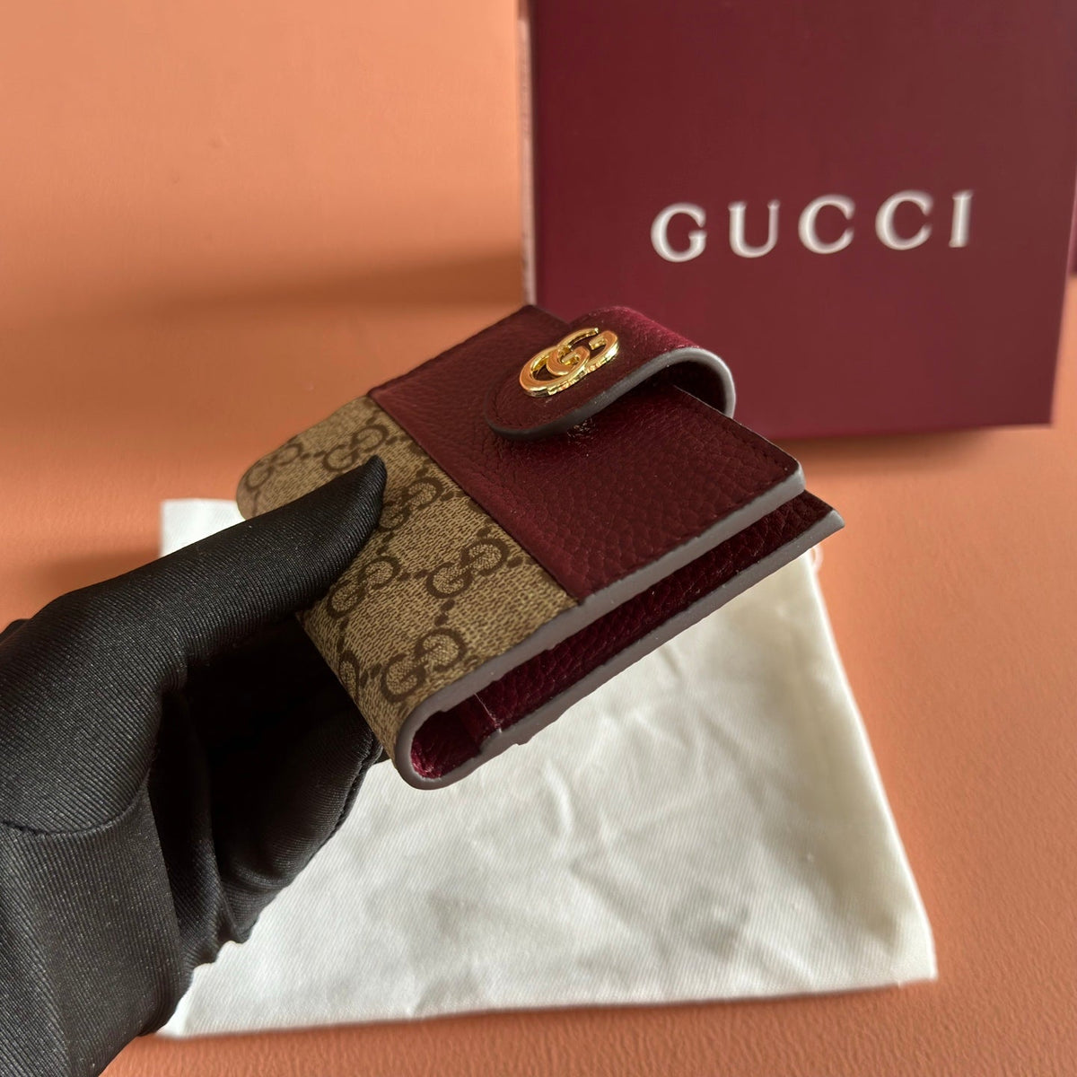 Gucci 2 Tone Card Holder