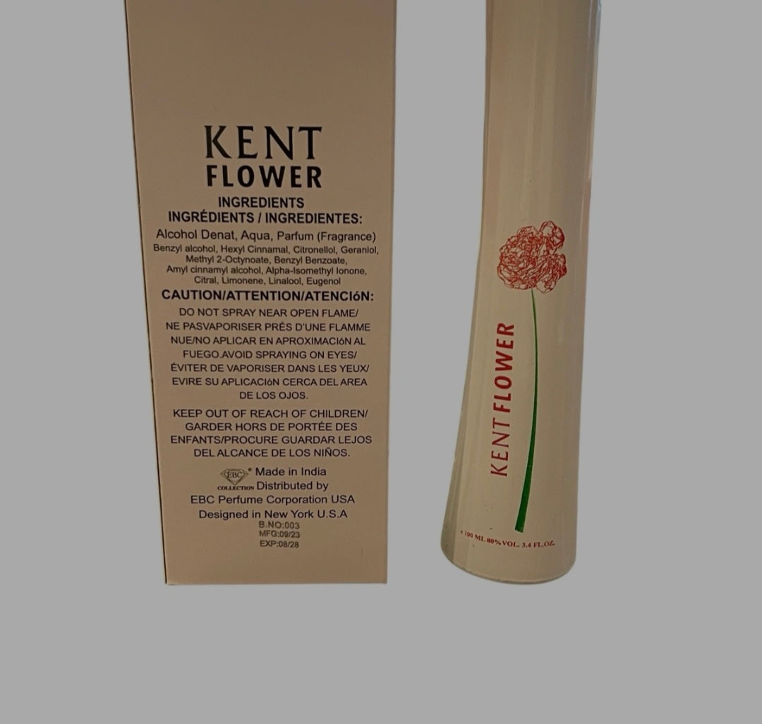 Kent Flower Eau De Parfum for Women 100ml Floral Fragrance