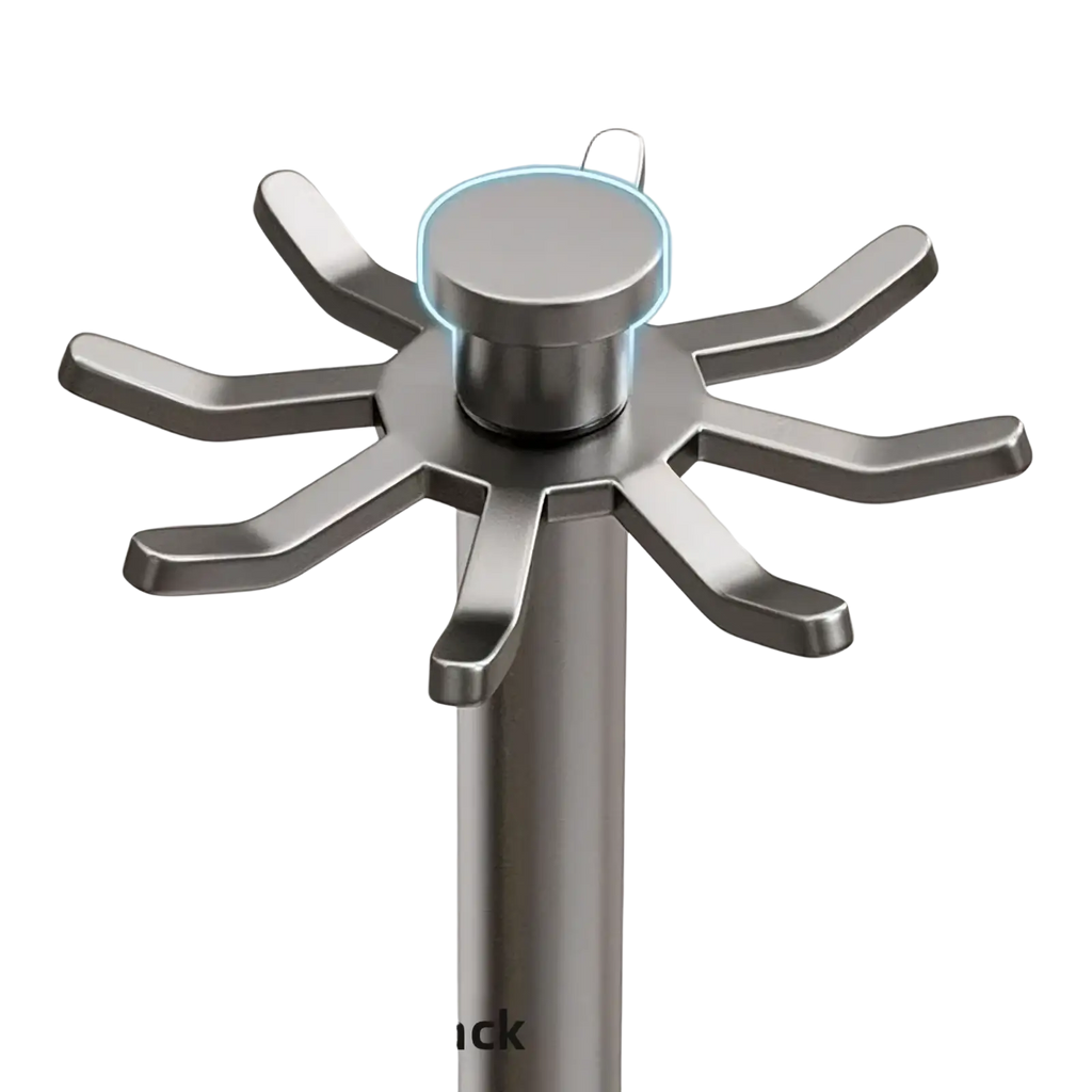 Rotating Kitchen Utensil Holder with 8 Hooks