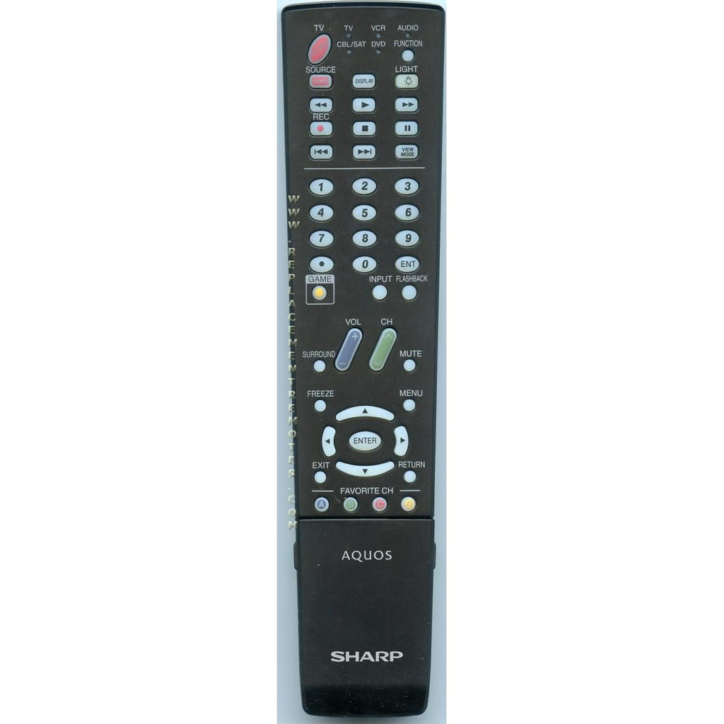 Sharp GA551WJSA TV Remote Control