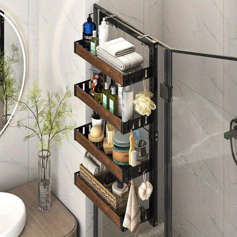 Shower Caddy - Adjustable Stainless Steel 4-Tier