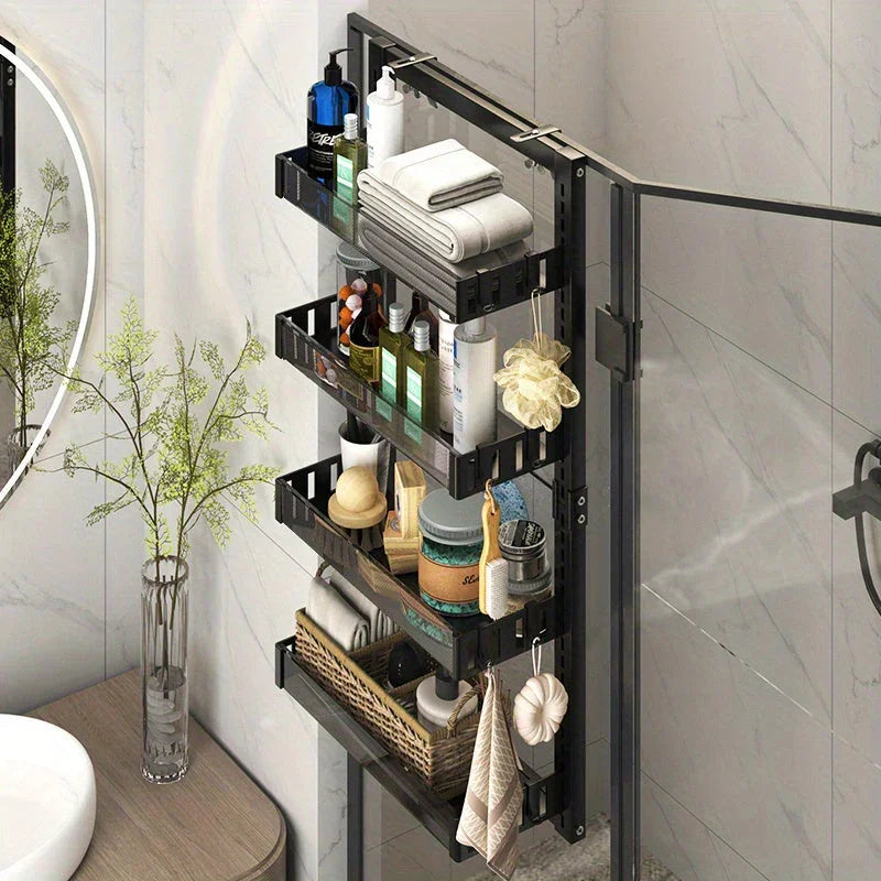 Shower Caddy - Adjustable Stainless Steel 4-Tier