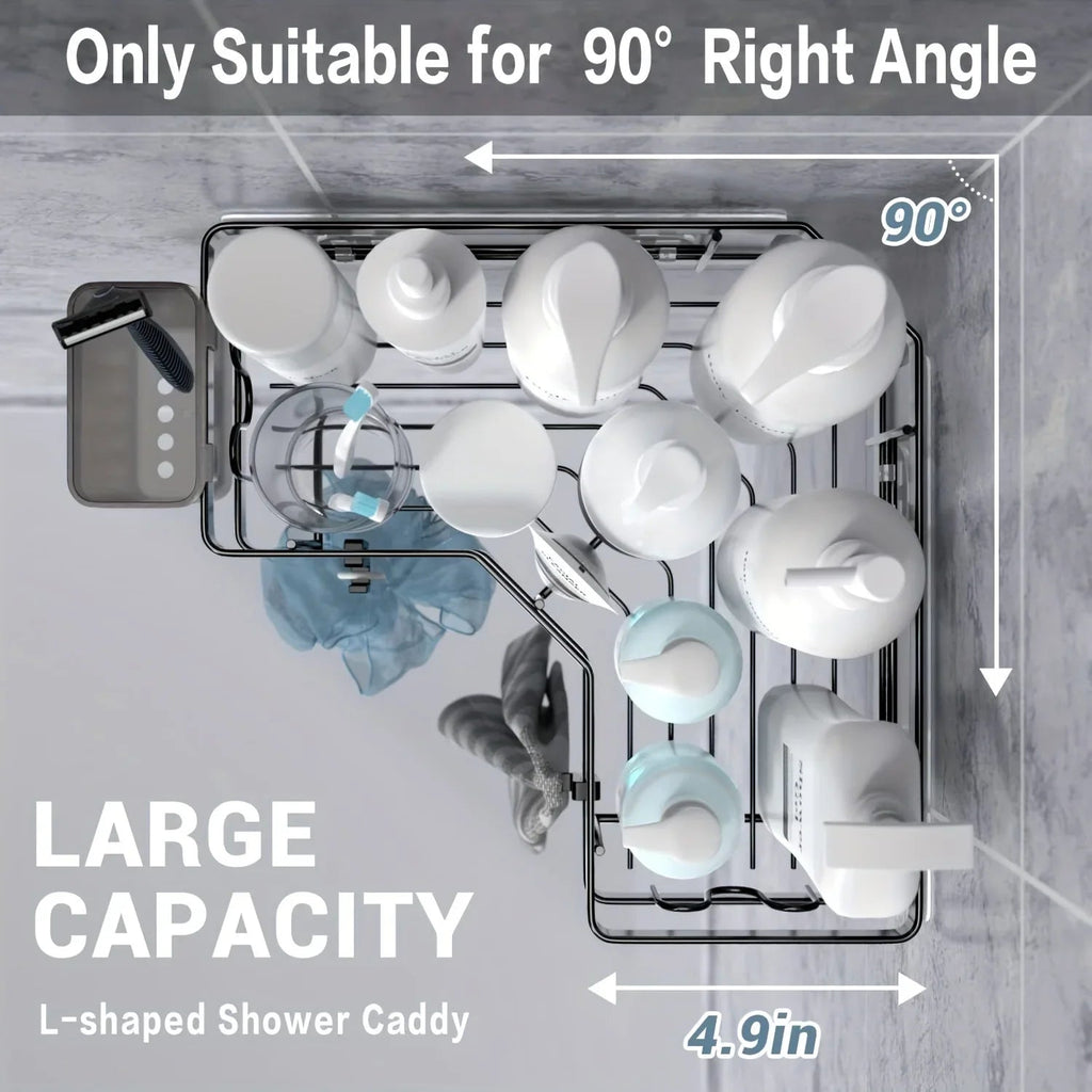 Shower Organizer - Stainless Steel 2-Pack