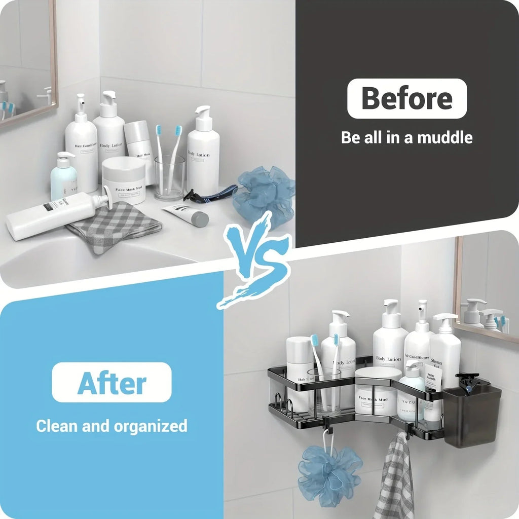 Shower Organizer - Stainless Steel 2-Pack
