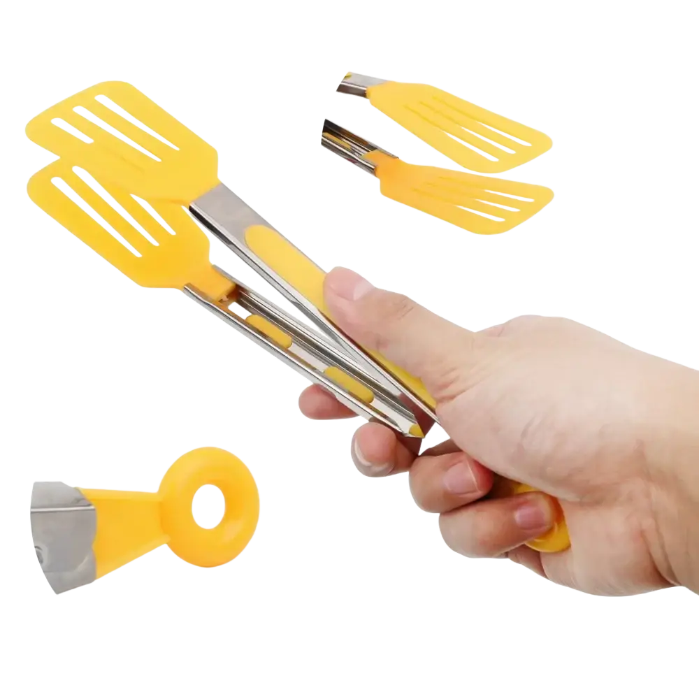 Silicone Kitchen Tongs Non Stick Cooking Utensil