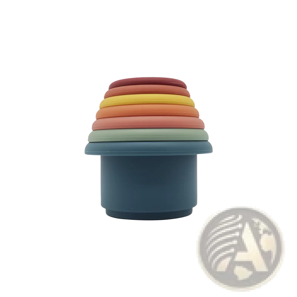 Silicone Stacking Cups Educational Nesting Baby Toy