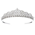 Silver Crystal Choker Wedding Jewelry Set
