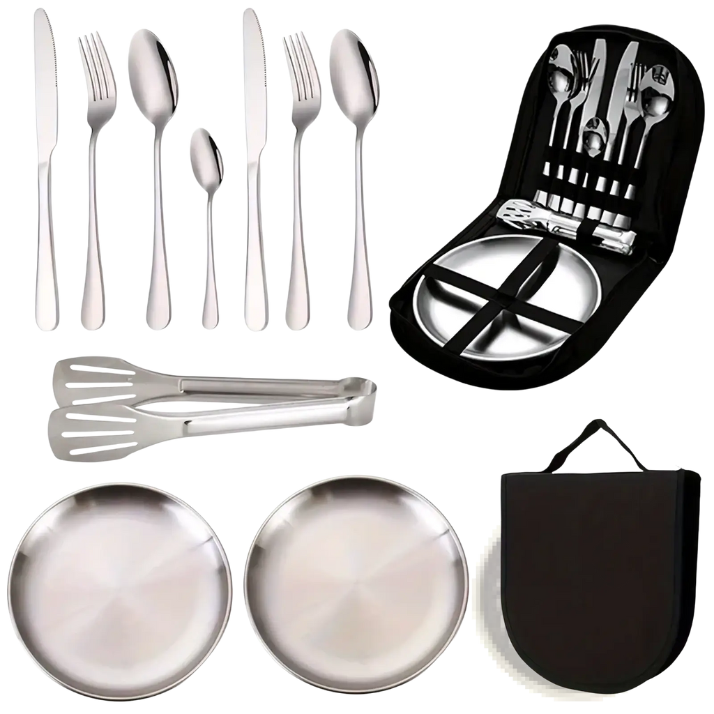 Stainless Steel Camping Cutlery Set