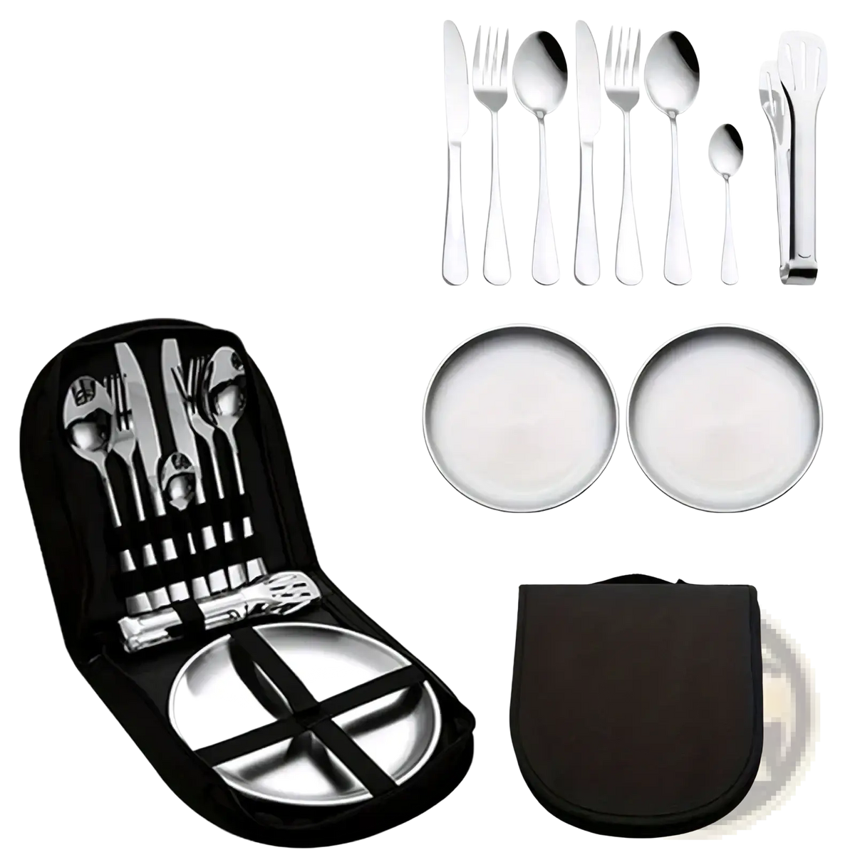Stainless Steel Camping Cutlery Set
