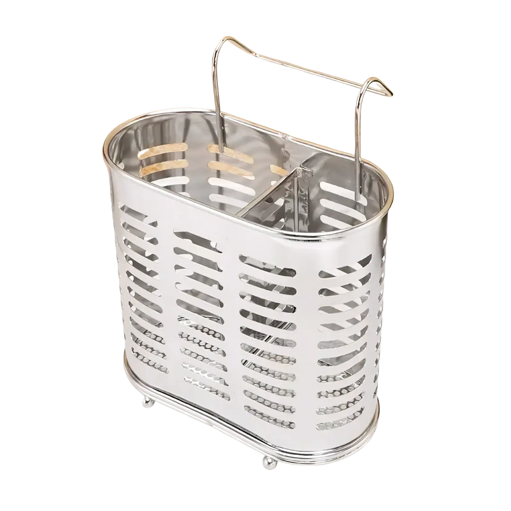 Stainless Steel Cutlery and Utensil Storage Rack
