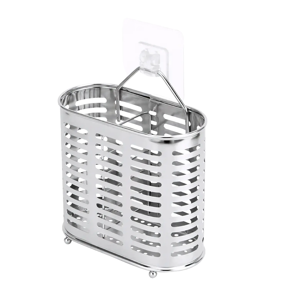 Stainless Steel Cutlery and Utensil Storage Rack