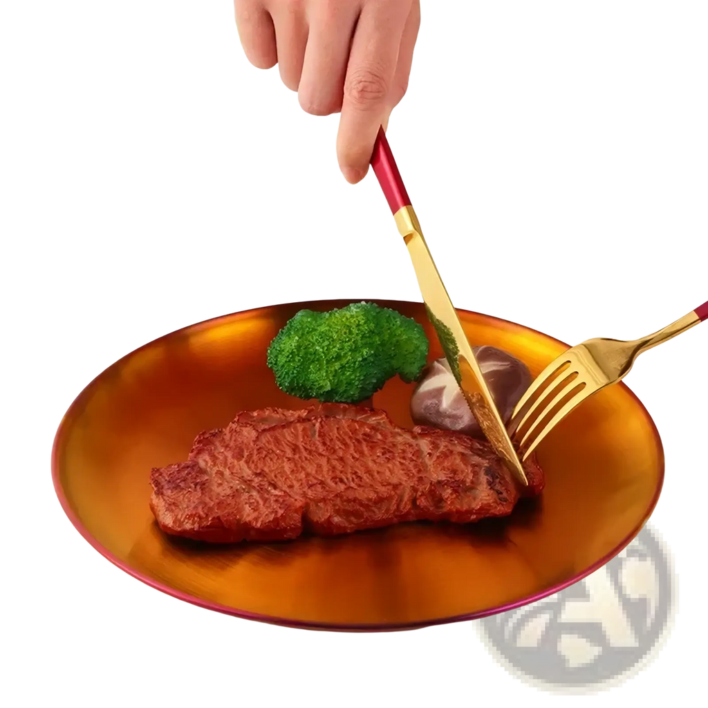 Stainless Steel Dinner Plate European Serving Dish