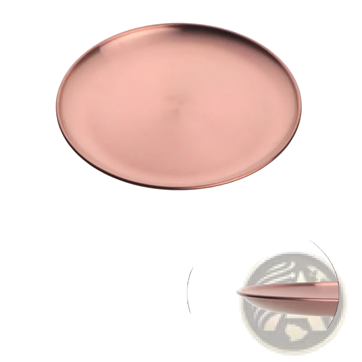 Stainless Steel Dinner Plate European Serving Dish