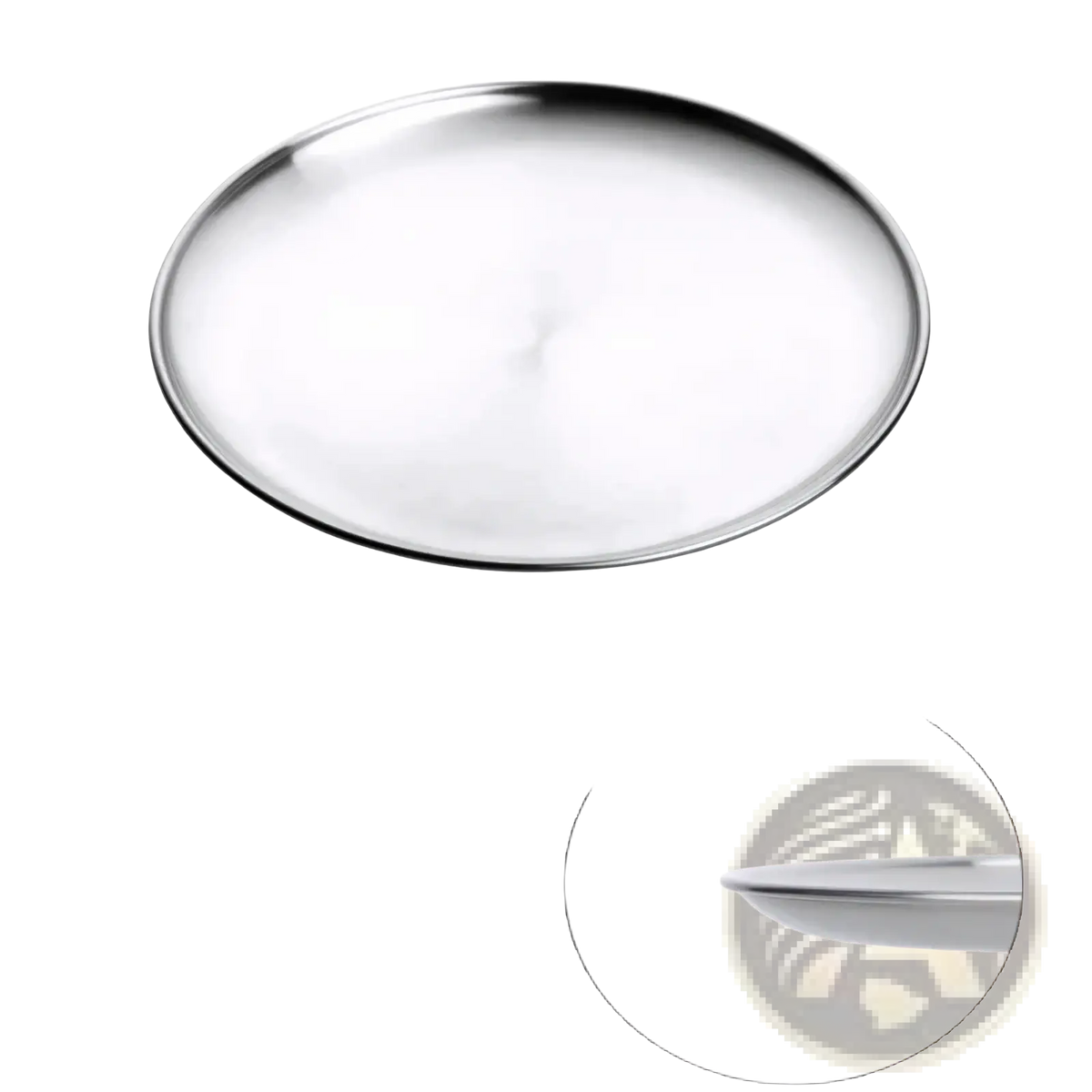 Stainless Steel Dinner Plate European Serving Dish