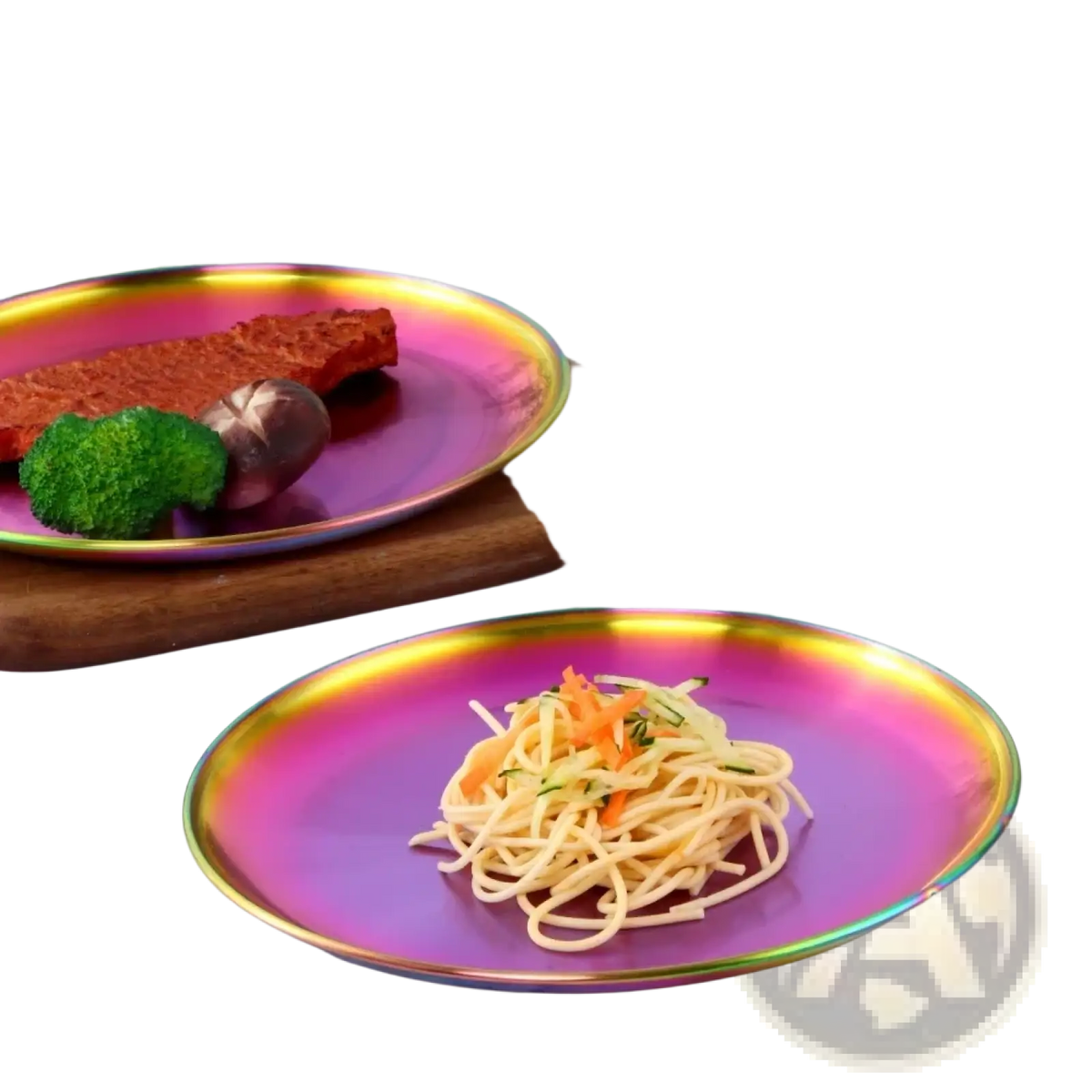 Stainless Steel Dinner Plate European Serving Dish