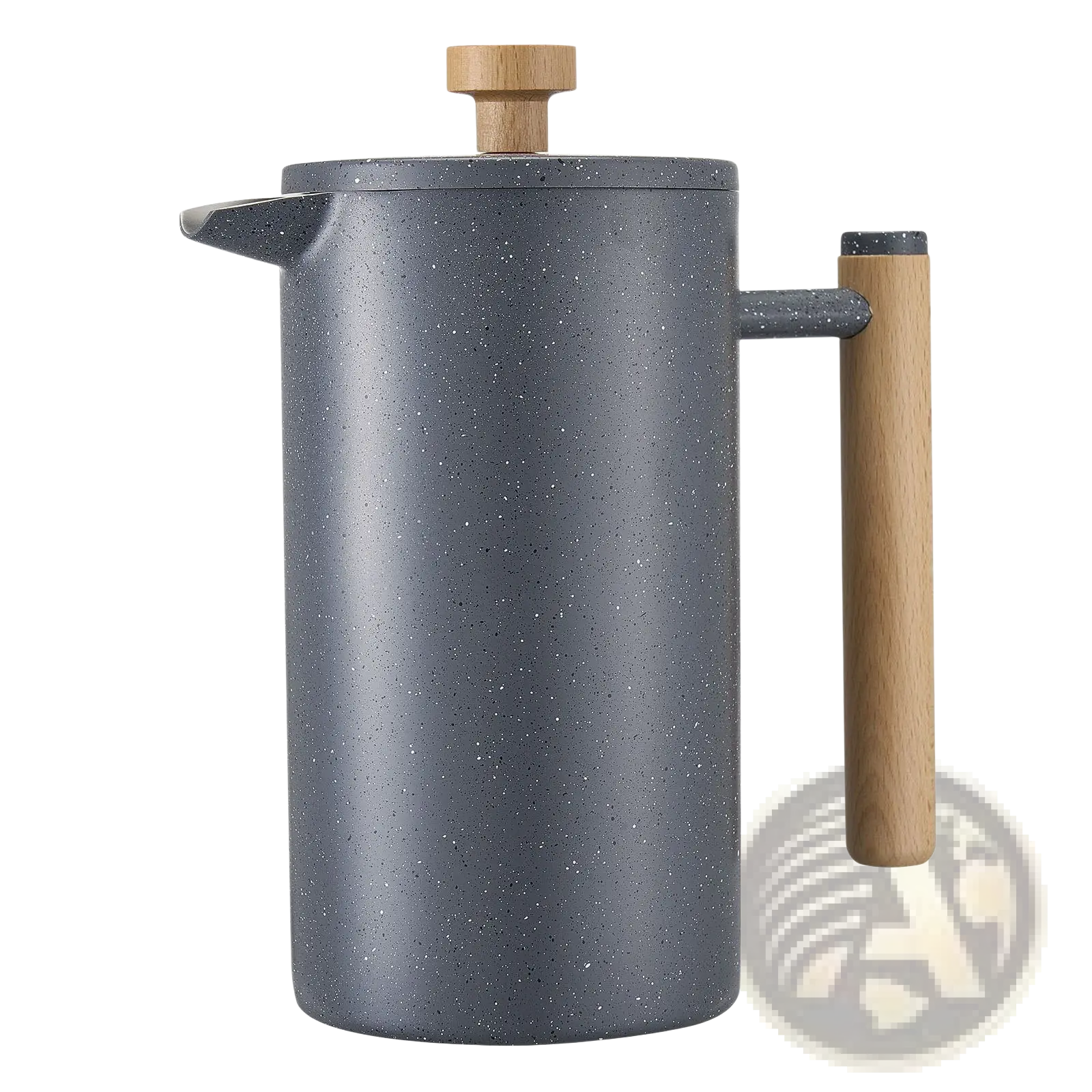 Stainless Steel French Press 34oz Double Wall Black