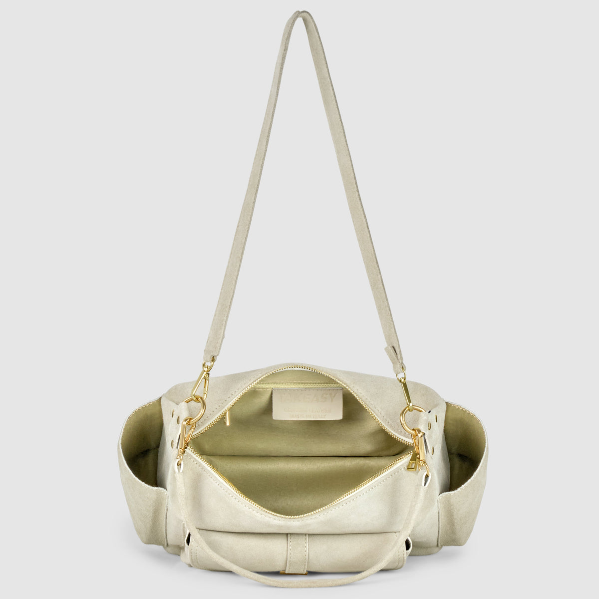 Italian Genuine Suede Shoulder Bag | Sondrio