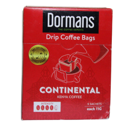 Dormans Continental Drip Coffee Bags 11g front panel view