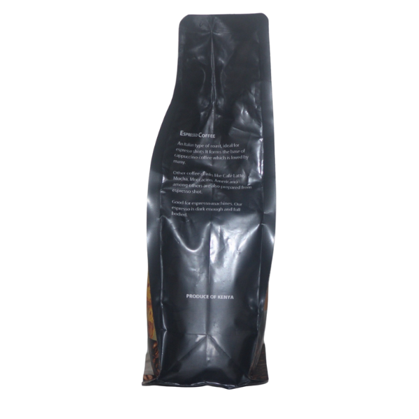 Gibsons Kenya Espresso Whole Bean Coffee side package view