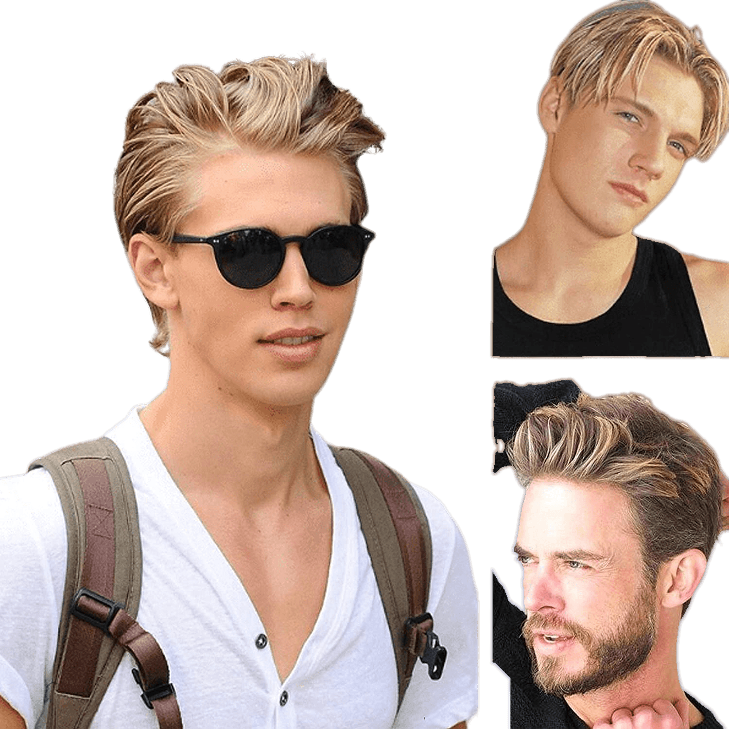 VIP Extensions Full Lace Toupee 100% Human Hair Hairpiece - Choose Color