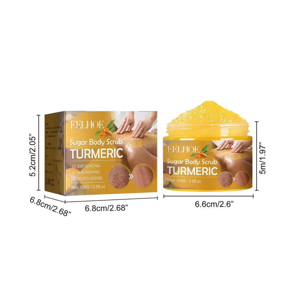 Turmeric Body Scrub for Exfoliating and Smoothing