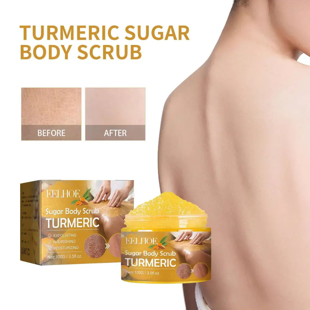 Turmeric Body Scrub for Exfoliating and Smoothing