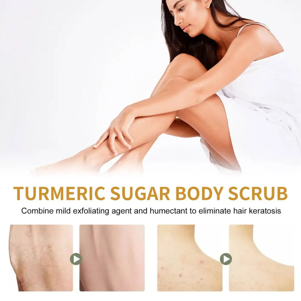 Turmeric Body Scrub for Exfoliating and Smoothing