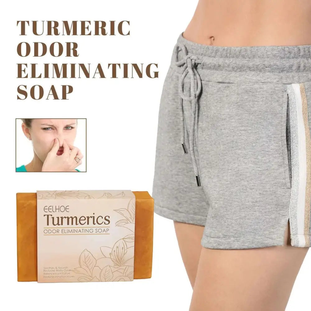 Turmeric Cleansing Soap for Brightening and Odor