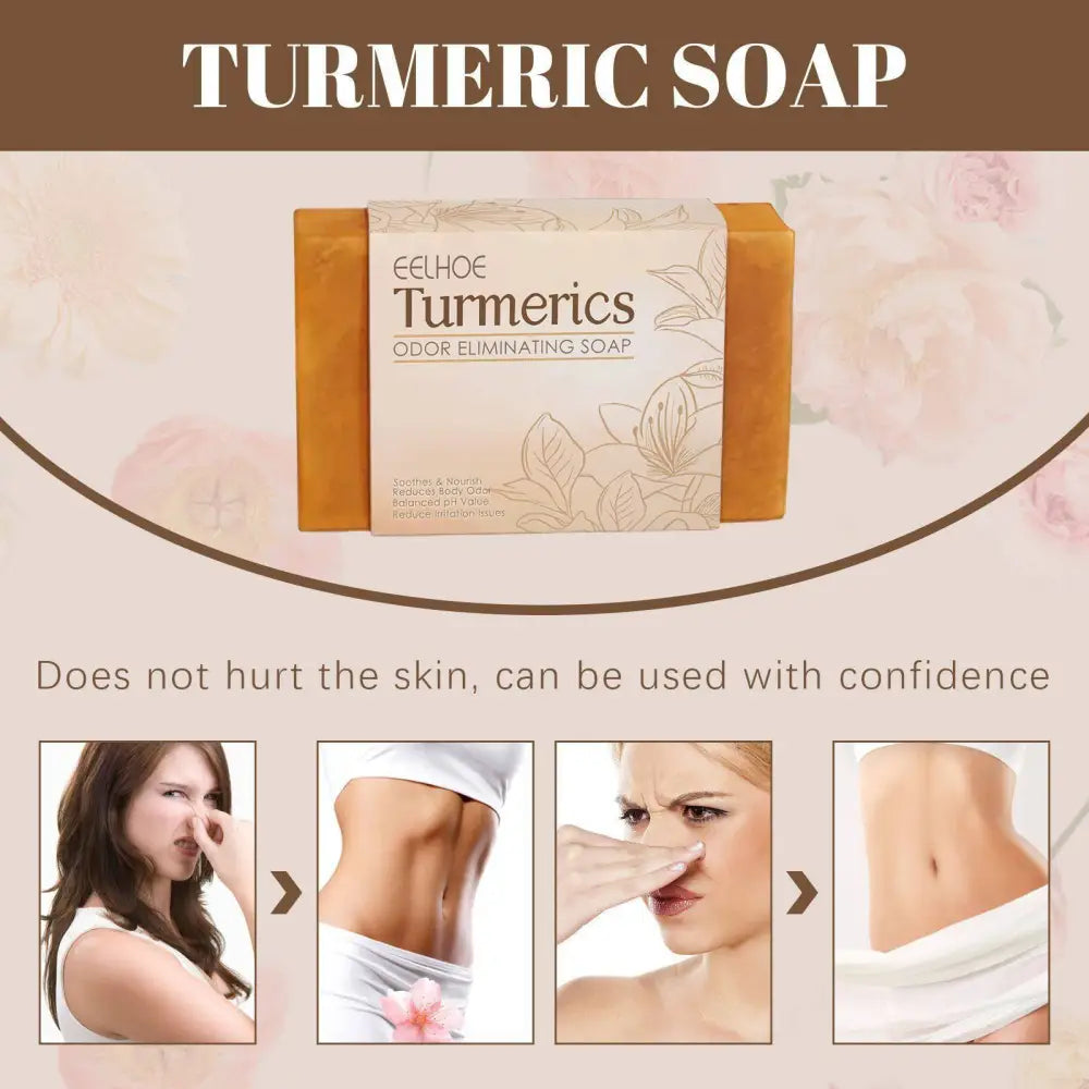 Turmeric Cleansing Soap for Brightening and Odor