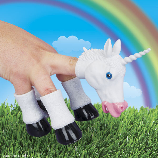 Finger Puppet Set: Unicorn and Pegasus