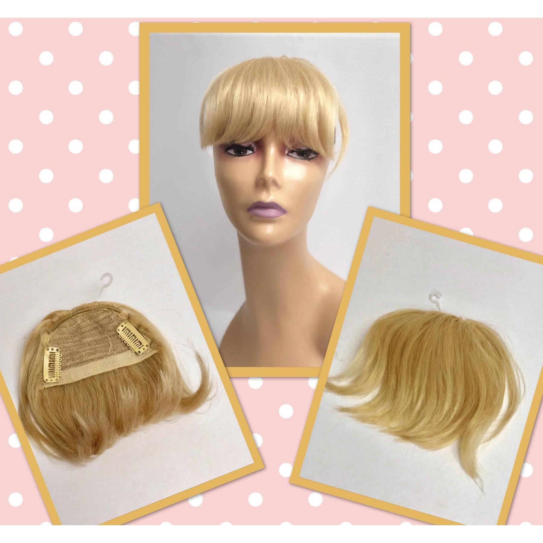 Unique 100% Human Hair Bang Hairpiece - Choose Color