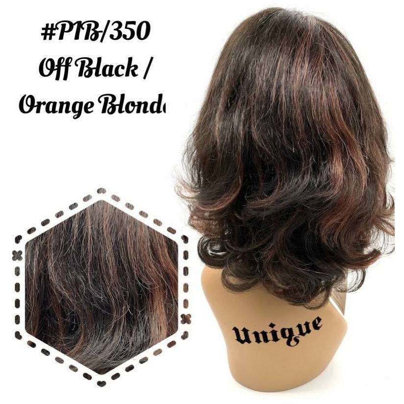 Unique 100% Human Hair Full Wig Style A6 - Choose Color