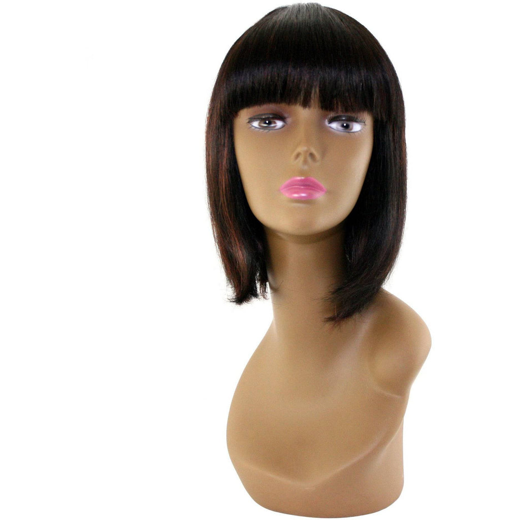 Unique's 100% Human Hair Full Wig Style A8 - Choose Color
