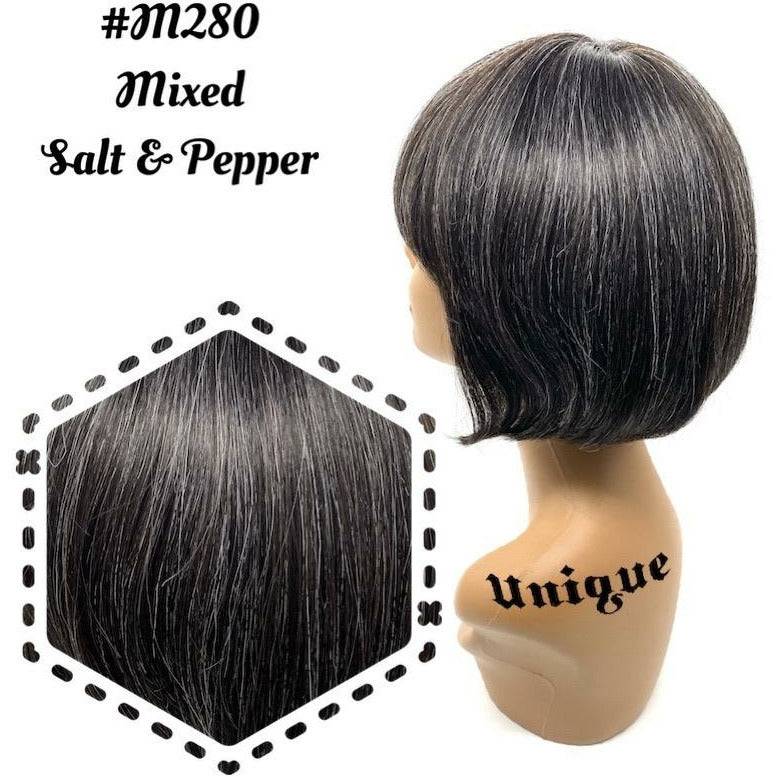 Unique 100% Human Hair Full Wig Style B - Choose Color