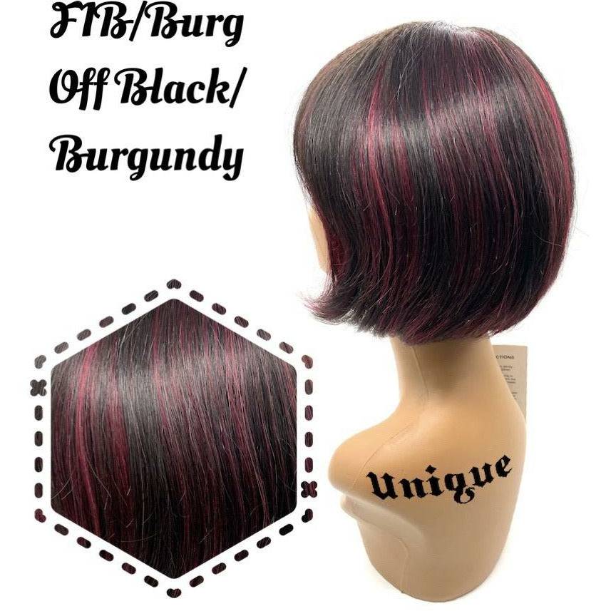 Unique 100% Human Hair Full Wig Style B - Choose Color