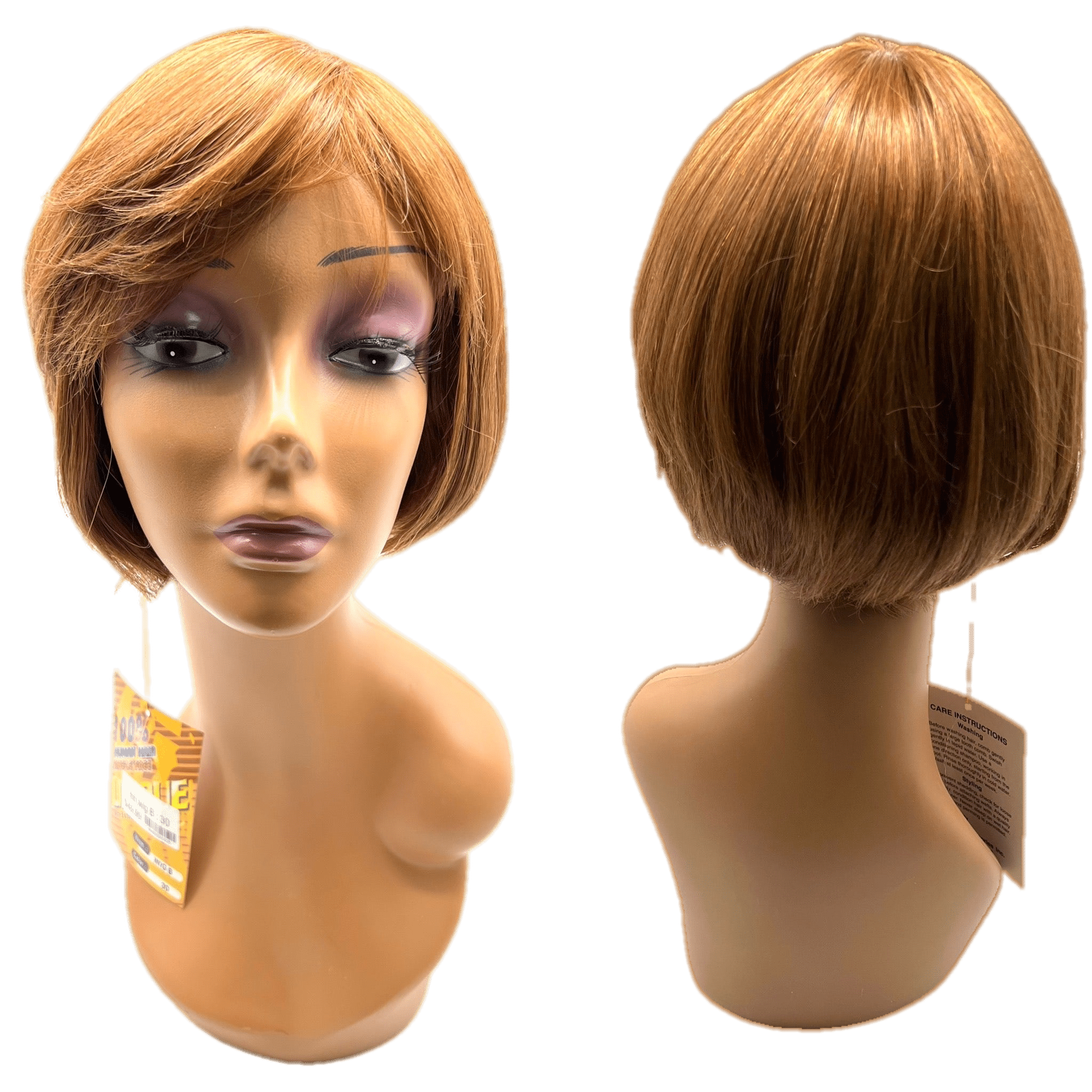 Unique 100% Human Hair Full Wig Style B - Choose Color