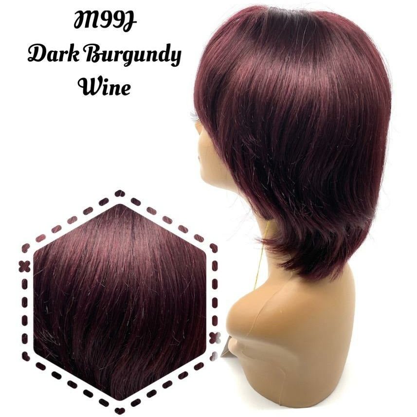 Unique 100% Human Hair Full Wig Style B1 New With Tags - Choose Color