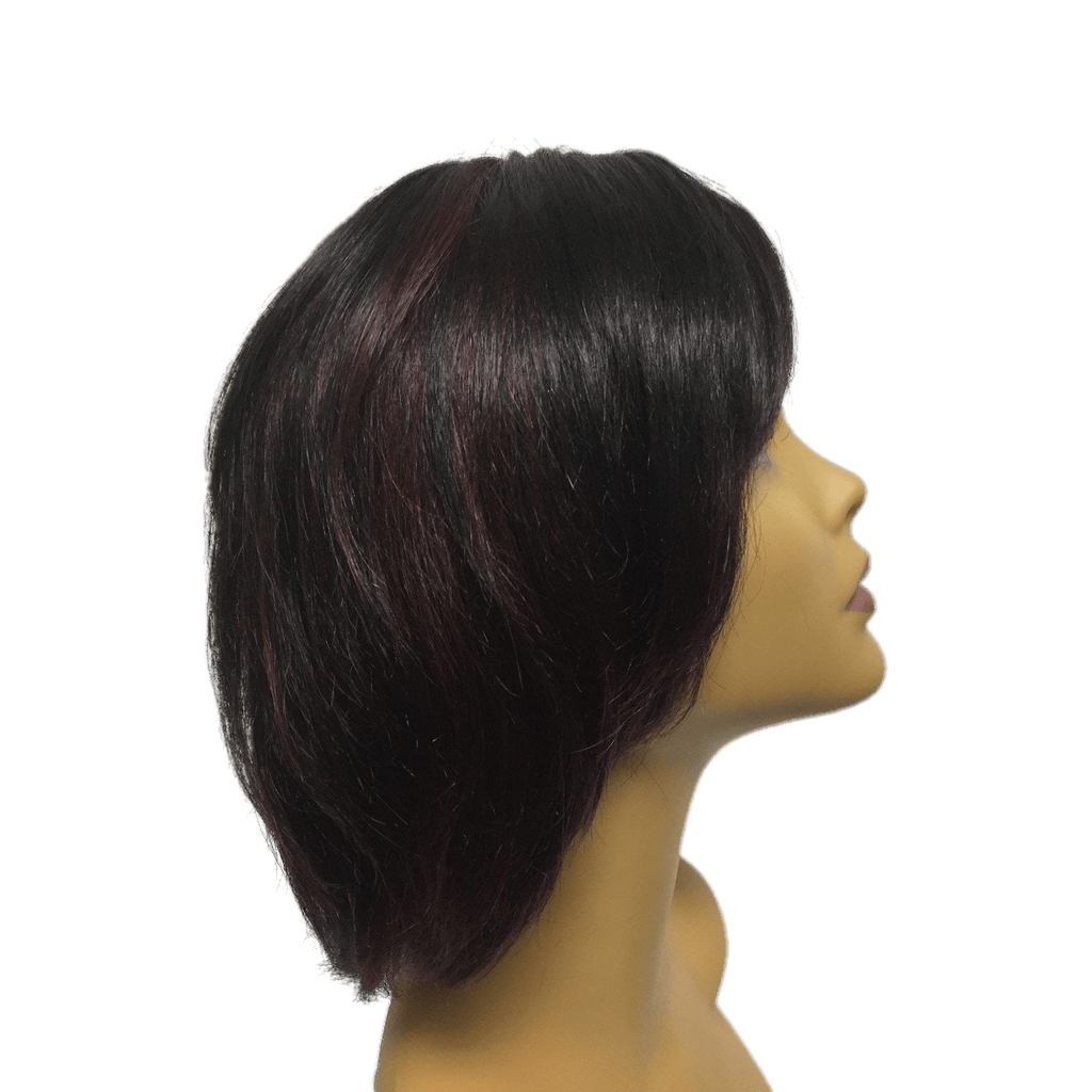 Unique 100% Human Hair Full Wig Style B1 New With Tags - Choose Color