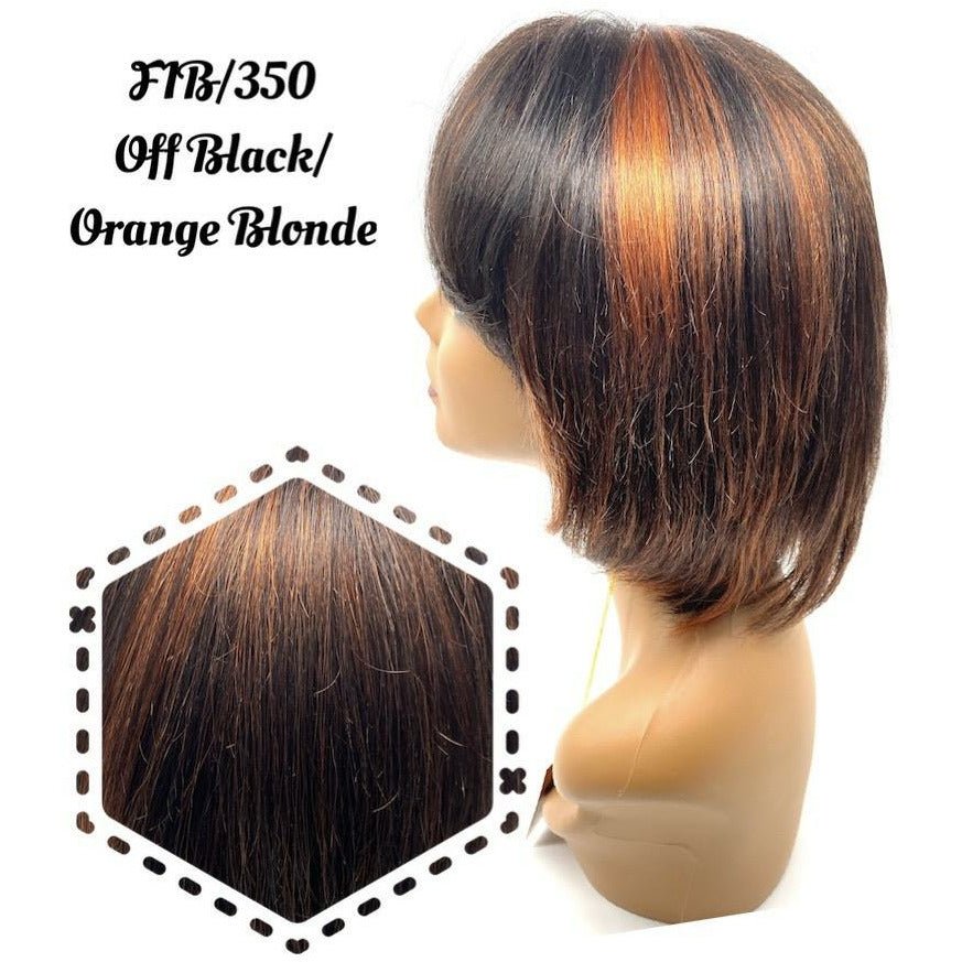 Unique 100% Human Hair Full Wig Style B1 New With Tags - Choose Color