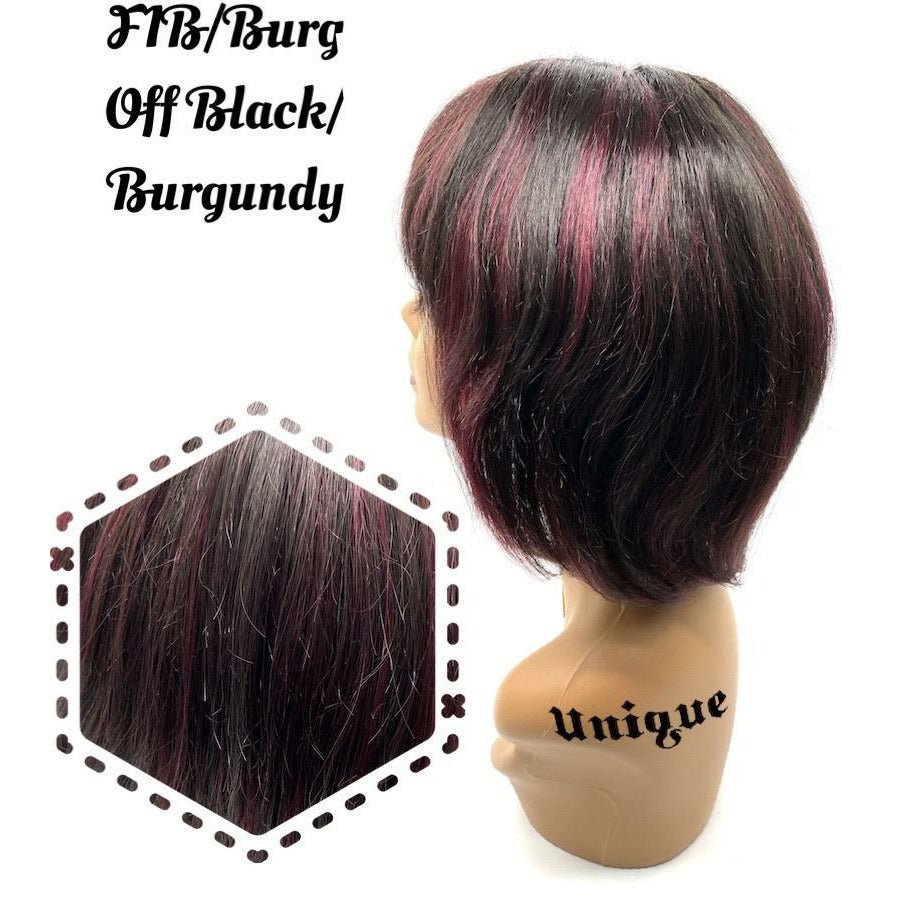 Unique 100% Human Hair Full Wig Style T Hairpiece - Choose Color