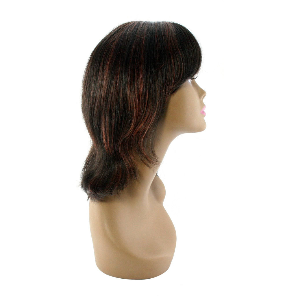 Unique 100% Human Hair Full Wig Style X New With Tags - Choose Color