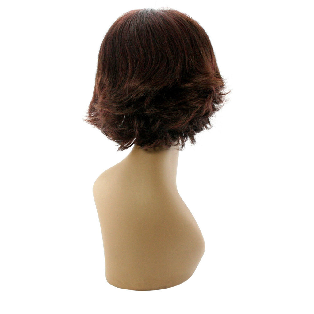 Unique 100% Human Hair Half Wig Mrs. Barbados Style Hairpiece - Choose Color