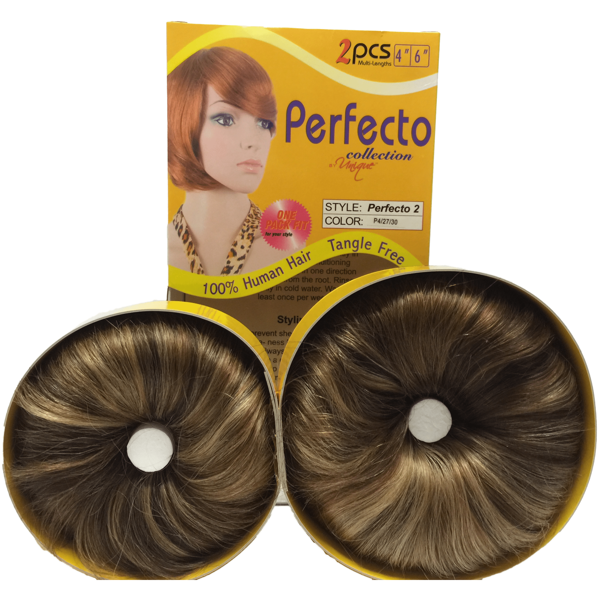 Unique Perfecto 2 Bump Hair 4" & 6" 100% Human Hair - Choose Color