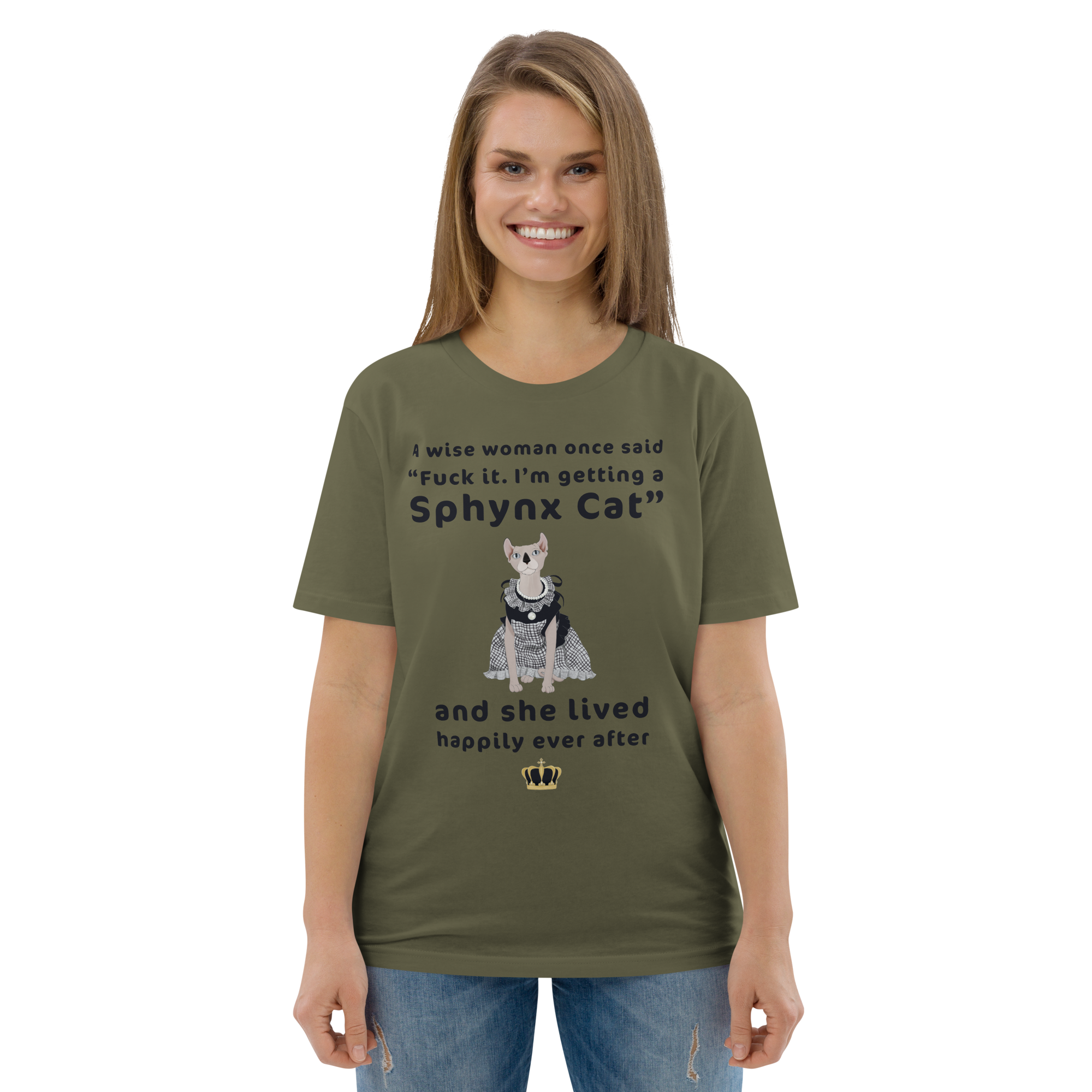 "FUCK IT - I'M GETTING A SPHYNX CAT" ECO TEE