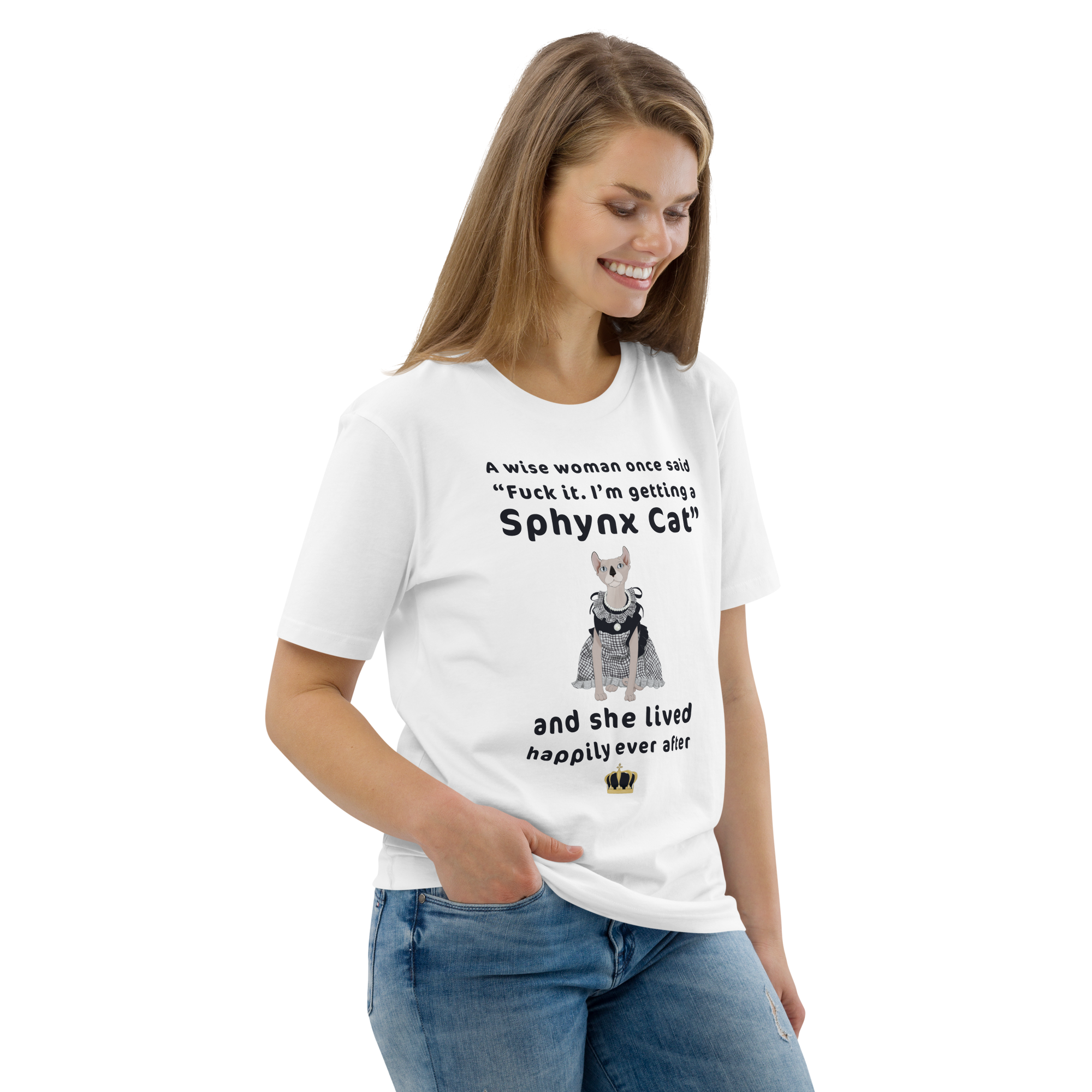 "FUCK IT - I'M GETTING A SPHYNX CAT" ECO TEE