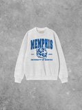 Underground Original Design: University of Memphis Tigers Boxy Cotton Sweatshirt